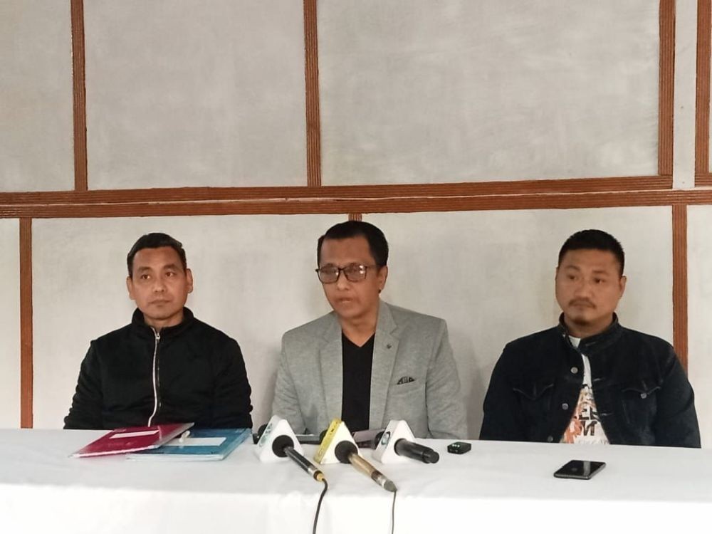 Organisers addressing the press conference on January 25.
